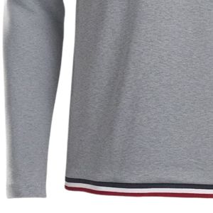 Gray <b>Long</b> <b>Sleeve</b> V Neck <b>Golf</b> Pullover Shirt Men's Performance Sports <b>Top</b> Outdoor Training Wear Casual Athletic Apparel for <b>Golf</b> - Product Image 4