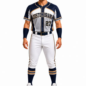 Uniforme de Béisbol al por Mayor, Nuevo, de Alta Calidad, Personalizado, 100% Poliéster - Product Image 1