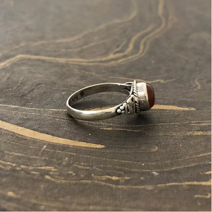 Elegant Designer Carnelian <b>Ring</b> <b>Crafted</b> Sterling Silver For Unisex - Handmade Anti Tarnish Fine Jewelry Wholesale - Product Image 3