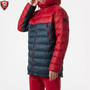 SUMROOS INDUSTRY Men's Solid Canvas Hooded Puffer Jacket <b>Winter</b> Casual Windproof <b>Thick</b> Quilted <b>Coat</b> with Zipper Closure - Product Image 3