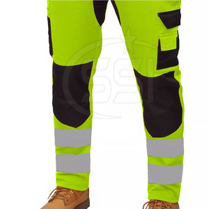 Maintenance Tasks Safety Jogger Pant ANSI Class 2 <b>LED</b> Flash Waterproof Breathable Industrial Bottom Flexible Comfort for Logo - Product Image 3