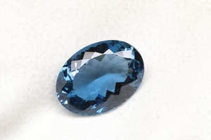 Fabulosa Piedra Preciosa de Topacio Azul de Londres Facetada - Gemas de Topacio de Londres de Forma Ovalada - Piedra Natural Tallada de Alta Calidad de 8x6 mm - Product Image 3