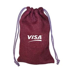 Sac de shopping en jute à cordon de serrage en gros, sac à cordon de serrage uni, fabriqué en jute uni, sac en jute pliable, style uni - Product Image 1