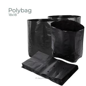 High Quality Black Nursery Poly Bag 18x18cm Heavy Duty Plant Growing Bags Agricultural Seedling <b>Pot</b> 1Kg Pack - Product Image 6