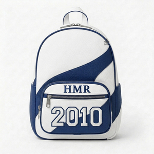 Sorority & Fraternity Greek Apparel Heritage Masonic Regalia Masonic Wear Backpack White Blue Heat Transfer Printed Unisex Bags - Product Image 1