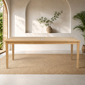 Table à manger rectangulaire en bois, mobilier contemporain pour restaurant, hôtel, café, projet hôtelier, approvisionnement en gros - Product Image 1