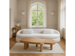 Premium Oak Coffee <b>Table</b> with Multi-Lacquer Finish Designer Wooden Coffee <b>Table</b> <b>for</b> Modern Living Room Luxury Sculptural Oak - Product Image 3