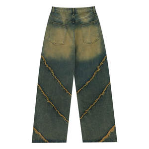 OEM 2026 Jean Boyfriend Décontracté Femme Taille Mi-Haute Personnalisé Détail Lacets Effet Vieilli Longueur Genou Tissu Adouci Échantillon Gratuit - Product Image 2