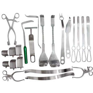 Juego de 22 Piezas de Retractores para Cirugía Ortopédica de Hombro, Instrumentos Quirúrgicos Manuales Reutilizables de Acero Inoxidable, Kit Médico - Product Image 1