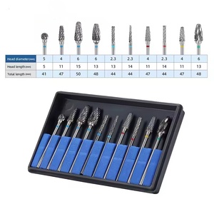 Kit de 8 Piezas de Fresas Quirúrgicas de Acero Inoxidable para Implantes Dentales, con Certificación CE, y Soporte de Desinfección - Product Image 2
