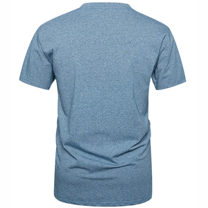 เสื้อยืดผู้ชายผ้าฝ้าย 100% ระบายอากาศได้ดี สวมใส่สบาย คุณภาพสูง แขนสั้น ทรงปกติ แห้งเร็ว - Product Image 4
