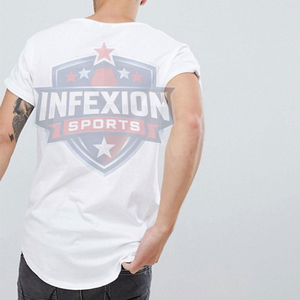 Men's <b>White</b> O-Neck Short Sleeve Regular Fit Cotton Jersey Casual T-Shirt Solid Color <b>Plain</b> Dyed Knitted Design - Product Image 4