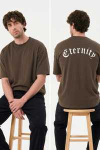 Blank 220GSM Heavy Weight Tshirt Oversize 100% Cotton Plus Size T Shirts For Men Custom Logo Print Street Wear Drop shoulder - Product Image 2