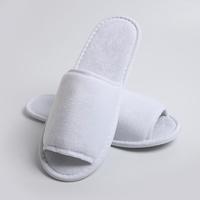 Chaussons d'hôtel jetables écologiques en coton à bout ouvert JR-01 personnalisés 2026 – Rouge éclatant et hydratant à prix abordable