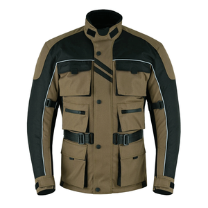 Chaquetas Textiles de Motocross Resistentes, Impermeables, Negras, para Motociclismo, de Larga Duración, de Cordura - Product Image 1