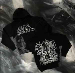 SDL Custom Embroidered & Plain Dyed Winter Men's Hoodies 100% Cotton 500gsm Breathable Oversized <b>Hip</b> Hop - Product Image 5