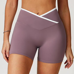 Womens High Waist Biker Shorts <b>Tummy</b> <b>Control</b> Stretch Workout Shorts Breathable Yoga Fitness Running Cycling Gym Athletic Shorts - Product Image 1