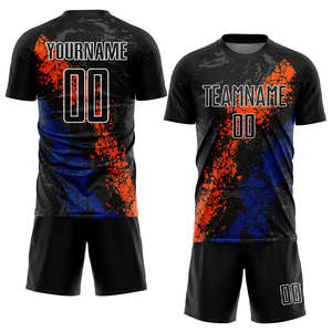 Ensemble de maillot et short d'entraînement de football personnalisé OEM pour hommes – Tenue d'équipe sur mesure - Product Image 3
