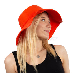 Daily Wear Cotton Bucket <b>Hat</b> Breathable Fabric Sun Cover <b>Hat</b> For <b>Walking</b> Shopping Travel Beach And Outdoor Lifestyle Activities - Product Image 3