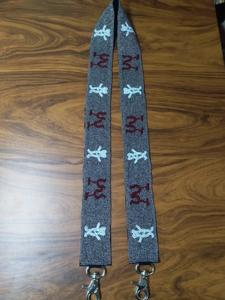 CRYSTAL CRAFT Go Dawgs Correa para Bolso con Cuentas, Bordado Hecho a Mano, Cinturón para Bolso, Ajustable, Bandolera, Personalizable, Hermosa - Product Image 3