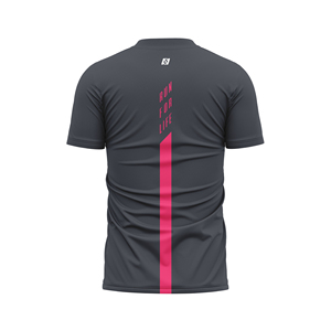 Vêtements de sport unisexes, t-shirt, service OEM, spandex/polyester, évacuation de la transpiration, séchage rapide, extensible dans quatre directions, respirant, sans couture - Product Image 2