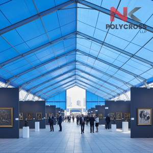 Bâche d'exposition traditionnelle résistante aux UV pour stands de foire commerciale, bâche d'exposition sur mesure - Product Image 2