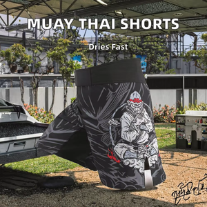 Shorts de boxe Muay Thai unisexe 100 % haute qualité, respirants, séchage rapide, légers, style tendance et personnalisé, pour arts martiaux - Product Image 6