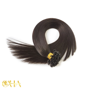 Extensions de cheveux naturels Remy vietnamiens I-Tip 100g, fixation Nano Ring, pointes doublement tirées, colorées, sans produits chimiques, prêtes à la permanente - Product Image 4