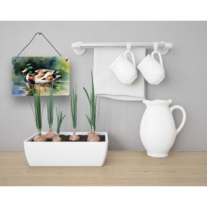 Nouveau multicolore 8HX12W aluminium métal signe colvert mur porte Plaque suspendue pour cuisine Bar salle de bain décor à la maison - Product Image 3