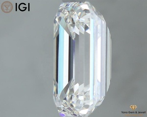Créez votre moment unique avec un diamant de 4,00 carats de taille émeraude, cultivé en laboratoire par procédé CVD, couleur F, clarté VS1. - Product Image 5