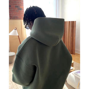 ชุดวอร์มคุณภาพสูงแบบยูนิเซ็กซ์ ผ้าฝ้าย 100% เสื้อฮู้ดทรงบ็อกซี่และกางเกงวอร์ม สตรีทแวร์ ผู้ผลิตชุดวอร์มแบบสั่งทำ - Product Image 3