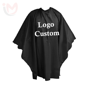 Capa de Barbero Profesional de Poliéster Pongee Resistente al Agua y a las Manchas, Delantal de Salón para Cortar el Cabello y la Barba - Product Image 1