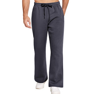 Pantalon de survêtement décontracté évasé pour homme, couleur et taille personnalisées, respirant, polyester/coton, séchage rapide, écologique - Product Image 1
