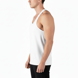 Sleeveless Sportswear <b>Men</b> <b>Singlet</b> Solid Colour Sports <b>Men</b> Plus Size Vest Workout Fitness Gym Tank Top <b>for</b> Man - Product Image 2