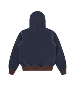 High Quality Custom Logo Denim Work <b>Jacket</b> Canvas Cotton Lining Custom Zip <b>Plus</b> <b>Size</b> <b>Men's</b> Vintage Winter Breathable Windproof - Product Image 2