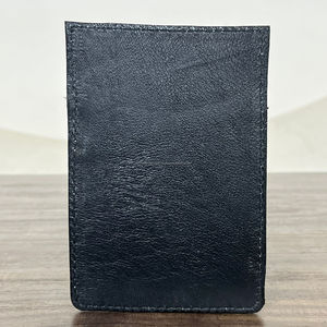 Porte-cartes en cuir de vache véritable de qualité supérieure, style western, avec motif de dés à jouer à carreaux turquoise, protection RFID, étui fin pour cartes pour femmes - Product Image 6