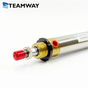 Cylindre hydraulique rond série TEAMWAY DO, cylindre miniature à huile induite 3,5 MPa, cylindre en alliage d'aluminium DOC/DOA/DOD/DON - Product Image 4