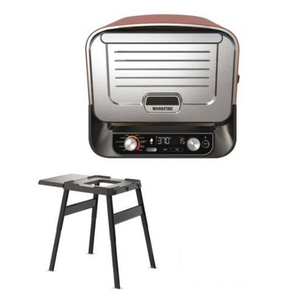 100% NEW Woodfire OO101UK <b>Electric</b> Outdoor Oven - Brown & Silver Outdoor <b>Electric</b> Roaster Oven, Pizza Oven & <b>BBQ</b> Smoker - Product Image 6