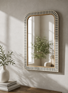 Handmade Bone Inlay Vanity <b>Mirror</b> | Premium Decorative <b>Mirror</b> | OEM Manufacturer | Noshahi Horn Enliven Overseas - Product Image 2