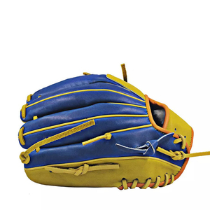 Guantes de béisbol de cuero de diseño profesional de alta calidad con protección completa para las manos para entrenamiento masculino y deporte de softbol. - Product Image 3