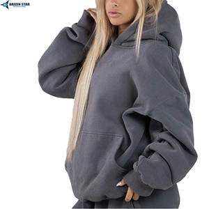 Chándal con Capucha de Felpa, Estilo Urbano, 100% Algodón, Transpirable, Resistente al Viento, Ecológico, con Cordón Ajustable para Primavera - Product Image 4