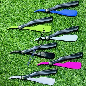 Nouvelle Conception Classique – Kit de Rasoirs Pliants 6 Pièces pour Barbier – Lames Durables en Acier Inoxydable – Manche Ergonomique – Rasage Professionnel - Product Image 5