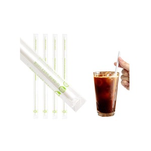 [DONGILPLATECHI] Diang 7 x 210 mm Pailles biodégradables en PLA emballées individuellement, hygiéniques, de qualité alimentaire, sûres - Product Image 3