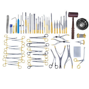High Stainless Steel Manual Micro <b>Ear</b> Tympoanoplasty Surgical Instruments 43-Piece Set Grip Surgical General Surgery Use Class I - Product Image 6
