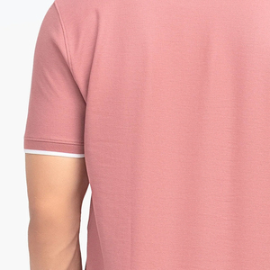 Nueva Llegada, Tela de Punto de Color Sólido en Grandes Cantidades, Camisas Casuales para Hombre, Corte Ajustado, Manga Corta, Secado Rápido, 100% Algodón - Product Image 5