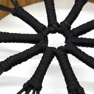 Tambor de marco de piel de cabra, tambor shamanico Bodhrán, instrumento de percusión redondo hecho a mano para sanación con sonido - Product Image 2