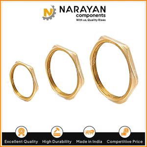 Brass <b>Cable</b> Gland <b>Lock</b> Nut Durable Electrical Fastening Component for <b>Cable</b> Installation Systems - Product Image 2