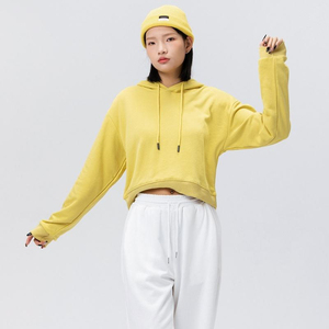 เสื้อฮู้ดครอปท็อปแขนยาวสำหรับผู้หญิง - Product Image 3
