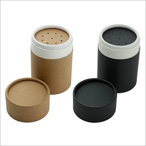 Envases ecológicos de tubos de papel kraft para polvos, cilindros de cartón, cajas de papel redondas, contenedores de tubos personalizados con tamiz. - Product Image 3