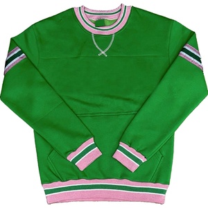Sweat-shirts personnalisés Alpha Sorority pour femmes, 100% coton molletonné, respirant, sweat à capuche d'hiver, logo chenille grec, fabrication OEM - Product Image 1